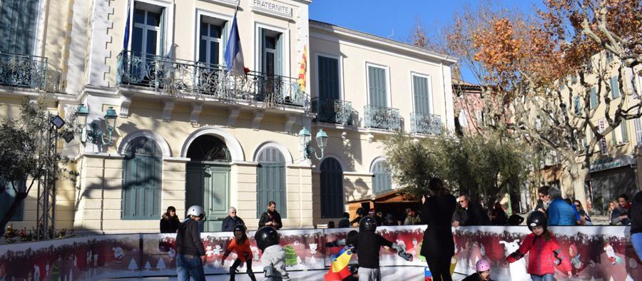 Patinoire synthetique mairie