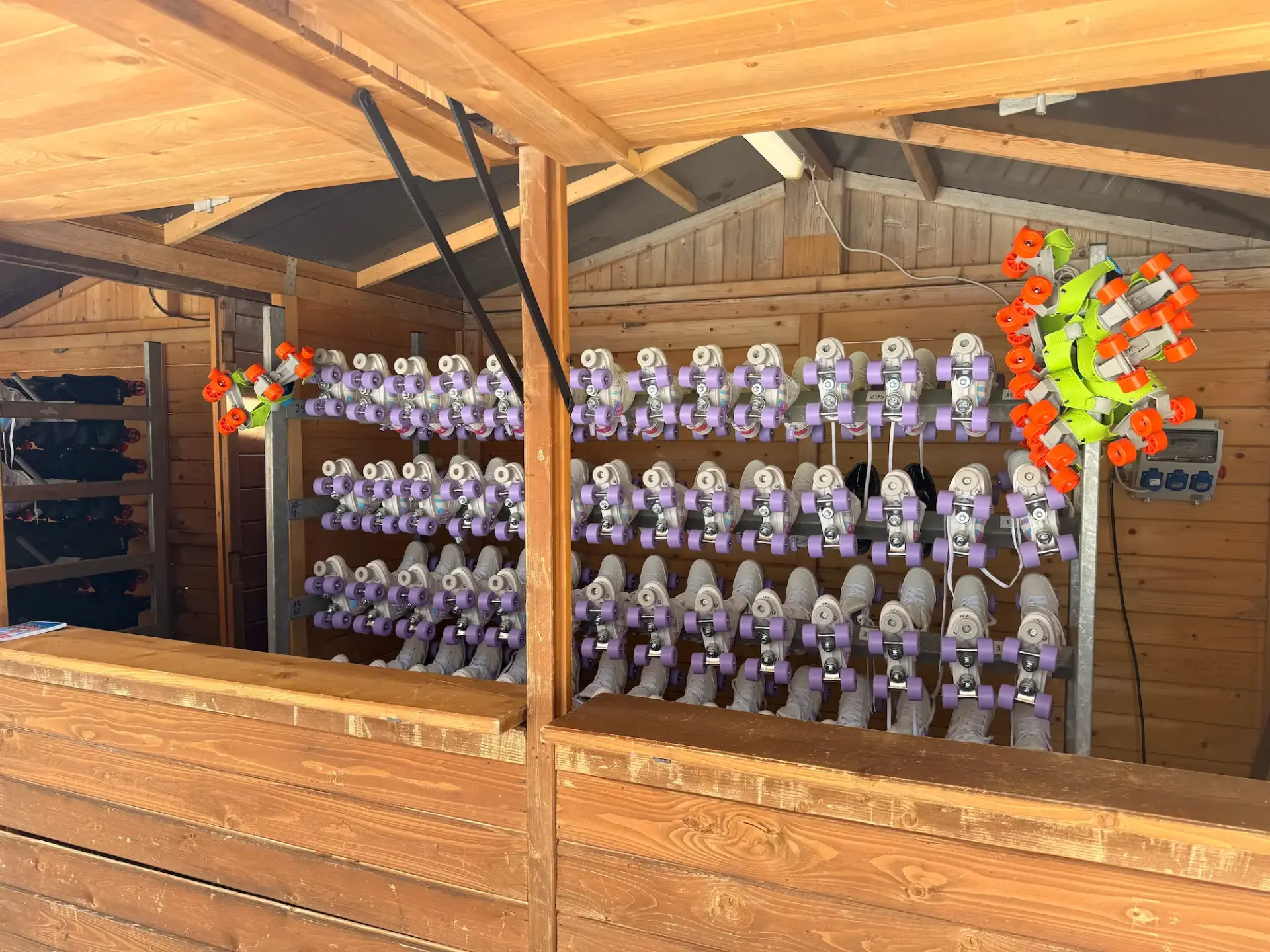 Piste roller synthetique