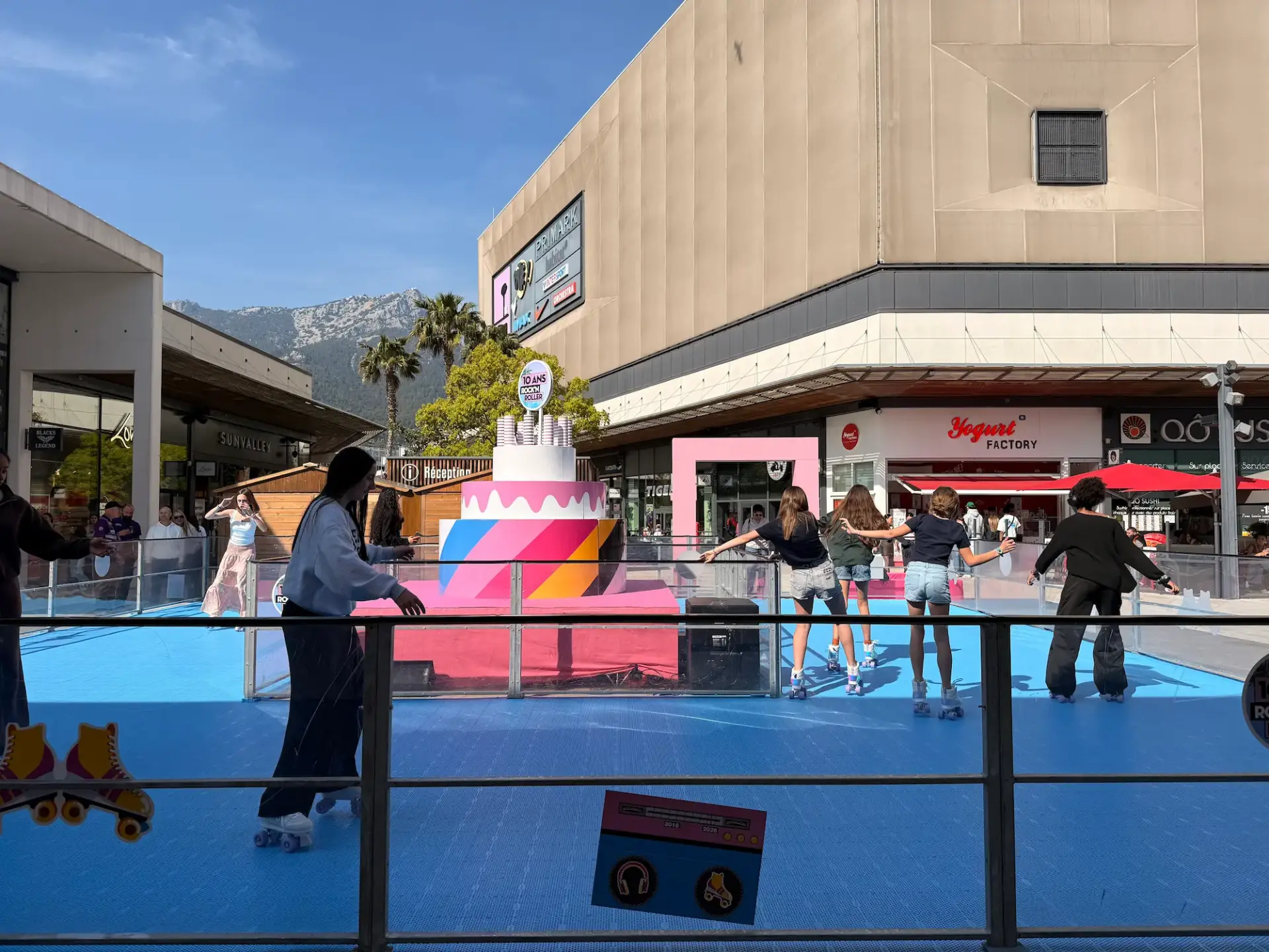 Piste roller synthetique